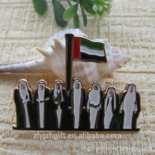 2016 cheap lapel pin high quality UAE nautical flag lapel pins